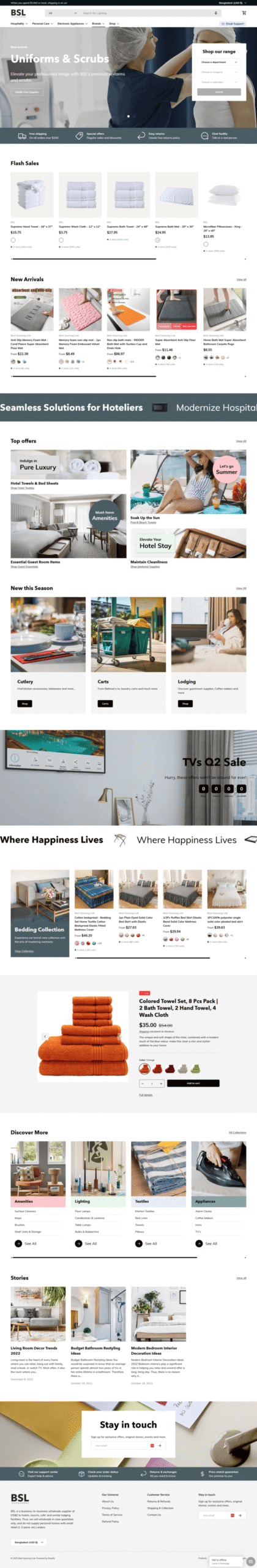 Shopify Homeware Store Customization